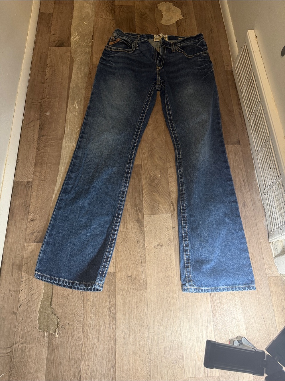 Ariat Men's Bootcut Dark Blue Denim Jeans